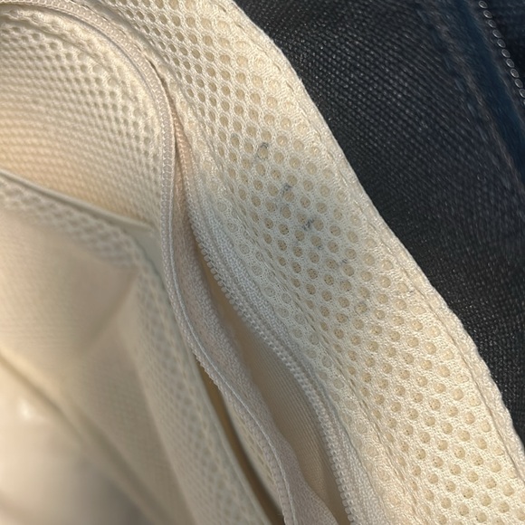 Canvelle Quilted Black Zip Crossbody Tote in Medium - Picture 8 of 12